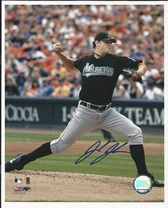 Josh Johnson Florida Marlins Signed Auto 8x10 Photo Autograph - Picture 1 of 1