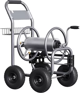 Hose Reel Cart Hose Cart with Wheels Heavy Duty Industrial Hose Reels for Outs - Picture 1 of 8