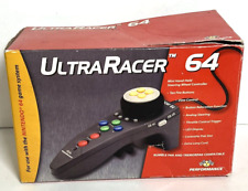 Performance Ultra Racer 64 for Nintendo 64 N64 Racing Controller Wheel OPEN BOX