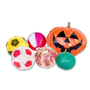 Paper balloons 3-piece set Traditional Japanese toys Four Seasons autumn - Picture 1 of 11