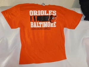 Baltimore Orioles AL MLB Orange Vintage Shirt Mens 2XL OLD LOGO - Picture 1 of 5