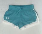 Under Armour Girls' Sprint Shorts Blue Haze/Metallic Silver Size Youth Small -