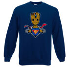 Super Groot Sweatshirt Pullover Guardians Of The Fun Man Tree Comic Galaxy S