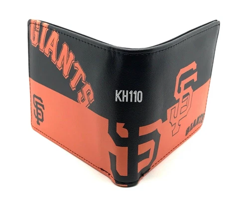 MLB San Francisco Giants Men's Printed Logo Bi-Fold Wallet Cover
