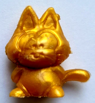 DRAGON BALL MONOCHROMATIC A21 PUAR Cat KIty Toy Rubber PERU Winters 1999 Keshi - Image 1 of 4