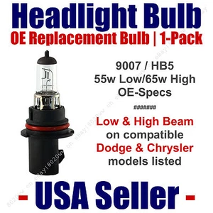 Headlight Bulb High/Low OE Replacement - Fits Listed Dodge Models - 9007 - Picture 1 of 1