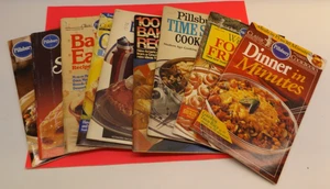 Pillsbury Lot of 9 Recipe Cookbooks Meals Snacks Bake It Easy Pie Baking BakeOff - Imagen 1 de 5