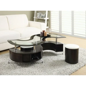 Buckley 3-piece Coffee Table and Stools Set - Picture 1 of 15