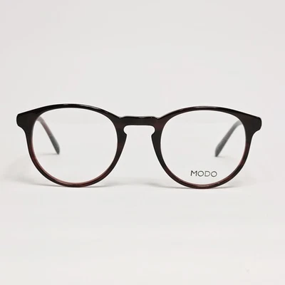 Copos redondos unissex feitos à mão MODO 6527 em cristal Borgonha | 47mm - Imagem 1 de 4