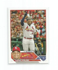 YADIER MOLINA (St. Louis Cardinals) 2023 TOPPS CARD #4 - Picture 1 of 1