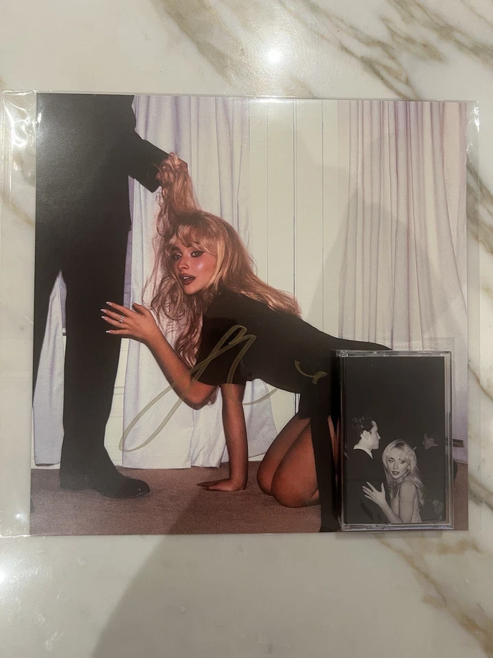 Sabrina Carpenter - Man's Best Friend Alt Cover Gold Cassette + SIGNED ART CARD - Image 1 of 4