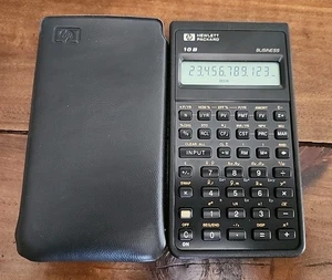 Calculadora de negocios Hewlett Packard 10B de colección 1987 contabilidad finanzas - Imagen 1 de 4