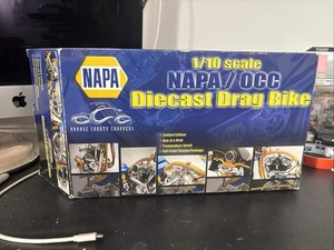 NAPA Orange County Choppers Drag Bike 1/10 Scale OCC RC2 Diecast  - Picture 1 of 8