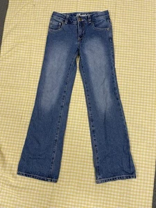 Girls Crazy 8’s Size 8 Slim Bootcut Medium/ Light Wash Jeans - Picture 1 of 7