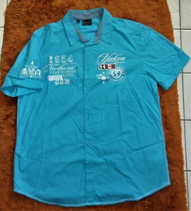 bon prix collection Kurzarmhemd  Gr, 43/44 hellblau mit Dekodruck - Bild 1 von 6