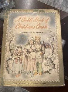 A Child's Book of Christmas Carols Illustrated by Masha Children's Book 1942 - Picture 1 of 8