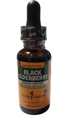 Extracto líquido de apoyo inmunológico de saúco negro Herb Pharm 1 OZ - caducidad 5/2026 Foto 1 de 4