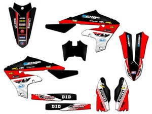 2019-2023 YZ 250 F 4-STROKE RICOCHET Black Senge Graphics Kit Compatible - Picture 1 of 10