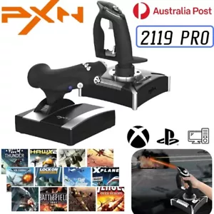 PXN 2119 PRO Game Controller Flight Joystick Simulator Vibration For PC PS4 Xbox - Picture 1 of 10