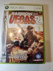 xbox 360 tom clancys rainbow six vegas 2 case and manul only NO GAME - Picture 1 of 3