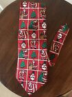 Noel Holiday Christmas Tree Santa Snowman Tie - Ugly Sweater Party