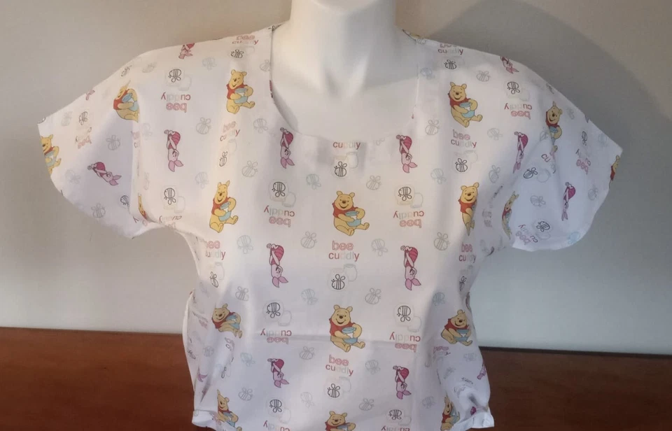 Medium Winnie the Pooh scrub top Free Shipping - Image 1 of 1
