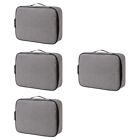 4 Pieces Document Lock Bag Safe Holder Storage with Manager
