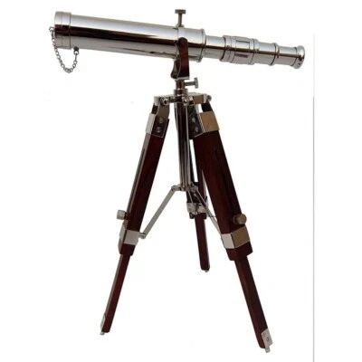 Personalised Antique Telescope, Engraved Telescope with Tripod, Anniversary Gift - Image 1 of 4