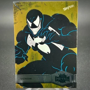 2021 Marvel Metal Universe Spider-Man Venom High Series Light FX Gold #193 M843 - Picture 1 of 2
