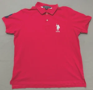U.S. Polo Assn Big Pony Shirt Mens XXL Maroon Vintage USPA #3 - Picture 1 of 9