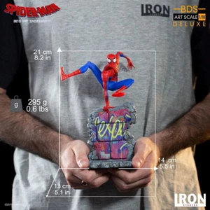 Iron Studios Spider-Man Into the Spider-Verse Peter B.Parker BDS Art 1/10 Statue - Picture 1 of 11