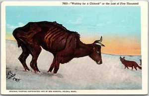 Helena Montana, Last of Five Thousand, 1945 Painting by Ben Roberts, Postcard - Picture 1 of 2