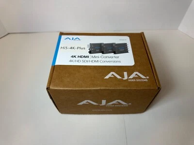 AJA Hi5-4K-Plus Pristine 3G-SDI to HDMI 2.0 Mini-Converter NEW SEALED - Read - Image 1 of 4