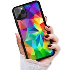 ( For iPhone 12 Mini ) Back Case Cover PB12911 Abstract Rainbow