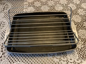 Vintage Foley Roasting Broiling Pan and Rack 18" Aluminum Non-Stick Granny Core - Picture 1 of 8