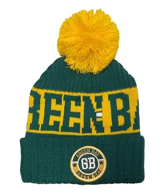 Green Bay Packers Fan Knitted Pom Beanie Skullie Winter Hat