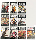 LOT OF 10 WANTED #1-6 SET + DEATH ROW VARIANTS + ACE W COA + 1 SHOT TOP COW 2003