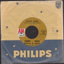 VINYL SINGLE - TOMMY BOYCE & BOBBY HART -- ALICE LONG