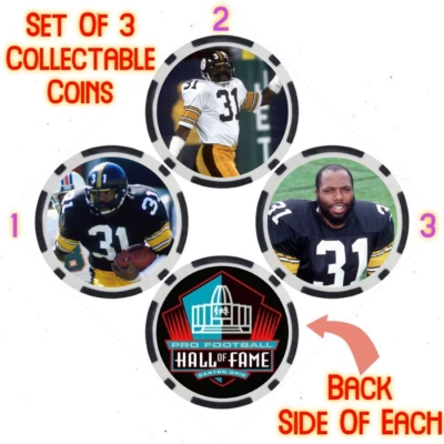 DONNIE SHELL - PRO FOOTBALL HALL OF FAME - COLLECTABLE COIN SET - Image 1 of 2