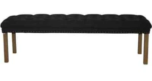 Doreset Ottoman - Black which is an exquisite time piece of classic beauty - Picture 1 of 1