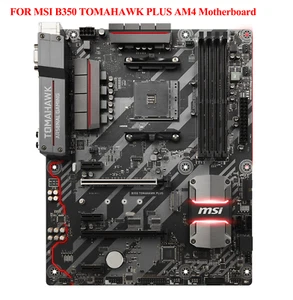 100% testato PER MSI B350 TOMAHAWK PLUS AM4 scheda madre 64 GB DDR4 VGA+DVI - Foto 1 di 4