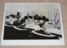 ORIGINAL PRESS PHOTO PRESIDENT LYNDON BAINES JOHNSON VINTAGE HAWAII VIETNAM