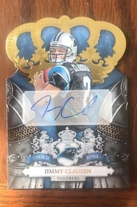 Jimmy Clausen 2010 Panini Crown Royale Autograph Rookie # 05/10 Panthers NFL - Picture 1 of 2