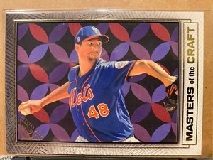 2021 Topps Gallery Masters of the Craft #MTC7 Jacob deGrom---FS