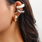 Non Piercing Ear Clip Round Tube Colorful C-shaped Gloss Ear Bone Clips Gifts