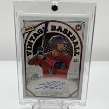 2022 Onyx Vintage Extended  Jordan Lawlar Auto Blue Ink  Diamondbacks