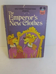 1975 "DAS KAISER NEUE KLEIDUNG" Disney Hardcover Buch Buch Club Edition - Bild 1 von 12