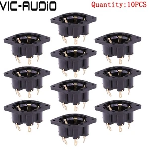 10PCS 8Pin Tube Socket Valve Base For AD1 EL1 AZ1 AZ11 AZ12 P8A AZ4 Tube Audio - Picture 1 of 6