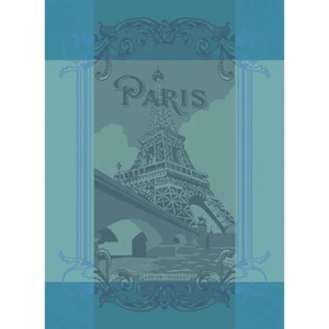 Garnier Thiebaut French Paris Seine Eiffel Tower Tea Dish Kitchen Cotton Towel - Picture 1 of 11