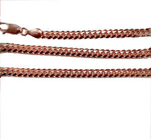14kt Solid Rose Gold 4mm Miami Cuban Link Chain Necklace SZ 16"-30"